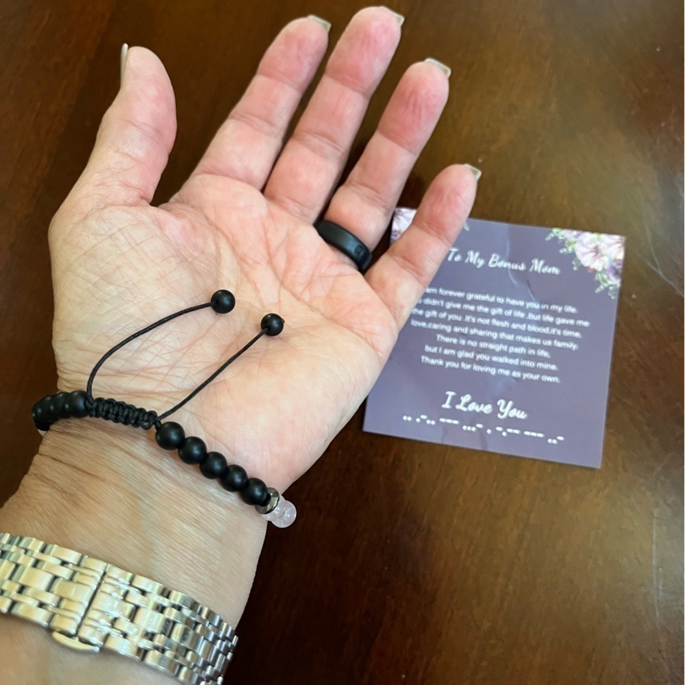 Bonus Mom Step Mom bracelet Morris code - Picture 13 of 16